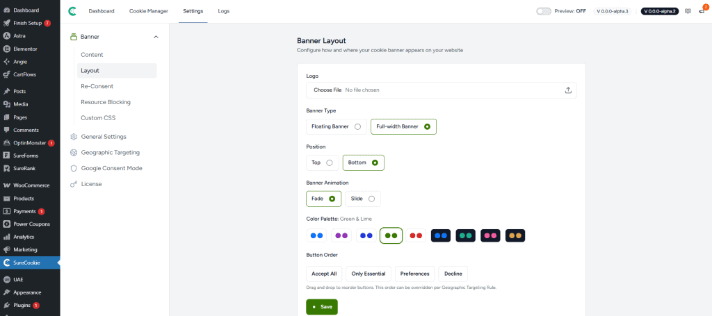 Customizing Banner Layout image