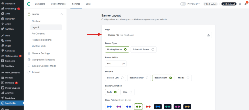 Customizing Banner Layout image