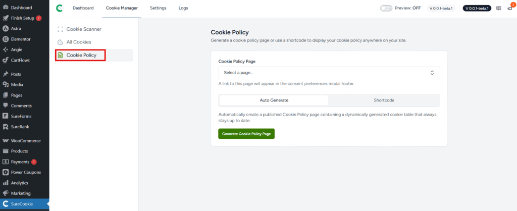 How to Generate Cookie Policy Page image