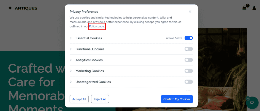 How to Generate Cookie Policy Page image