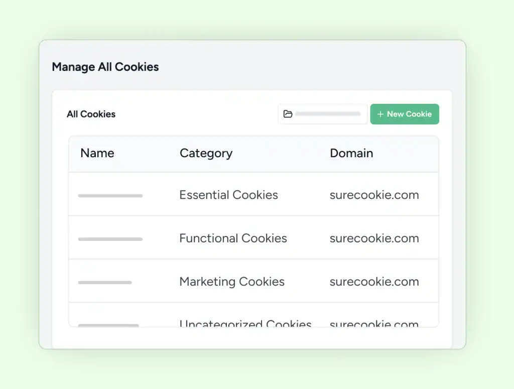 manage cookies visual
